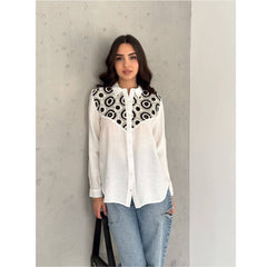 White crochet Co-ord set for women