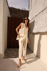 Beige Co-ord Set for Women