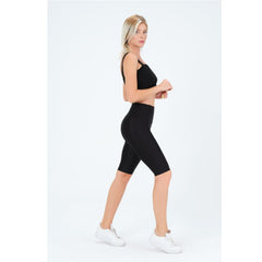 Black Biker Shorts for Women