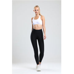 High-Waisted Black Biker Shorts