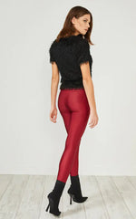 High-Waisted Cherry Jeggings