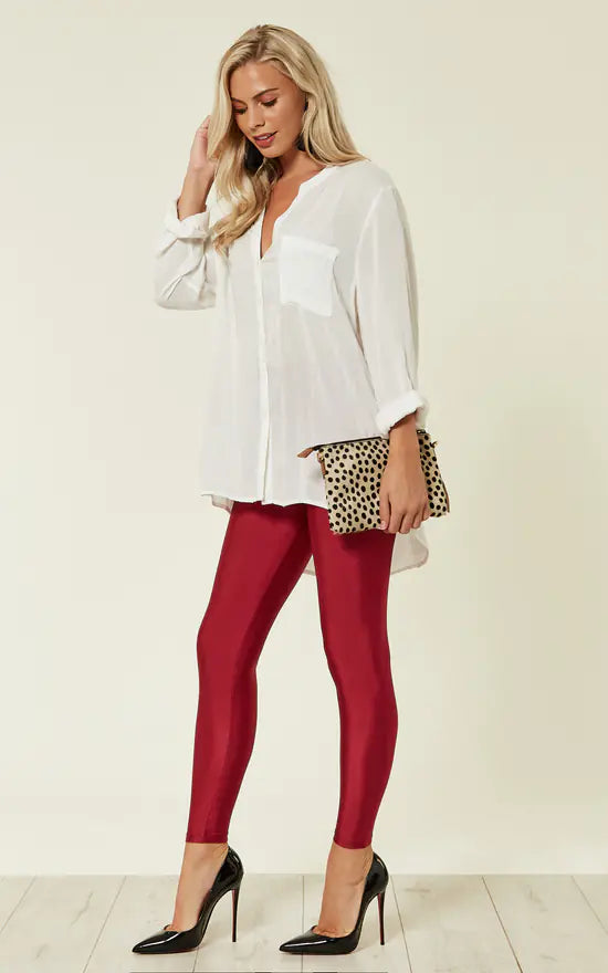 High-Waisted Cherry Jeggings