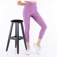 High-Waisted Lavender Jeggings