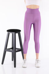 High-Waisted Lavender Jeggings