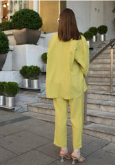 Lime Co-ord sets with studs