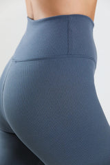 Ribbed Grey Jeggings for women