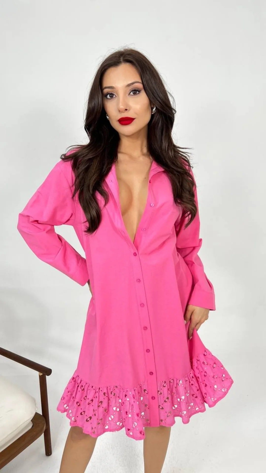 Floral Shirt Dress