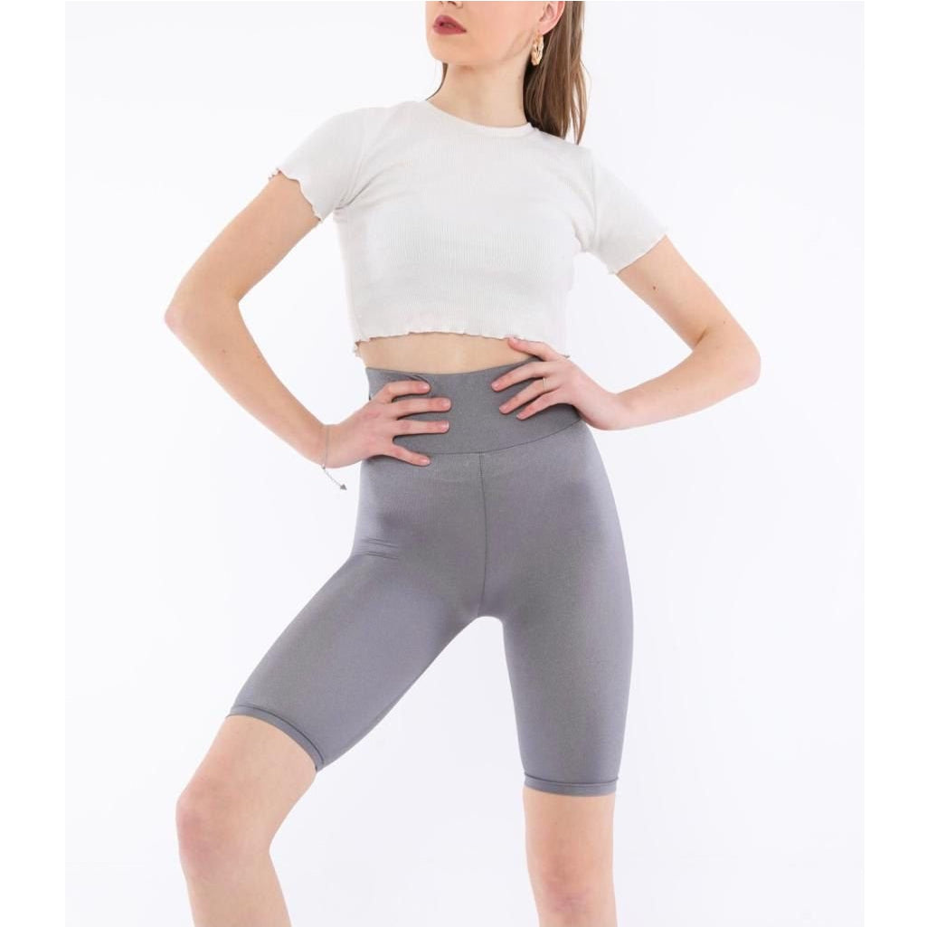 Steel Grey Bikers for Women
