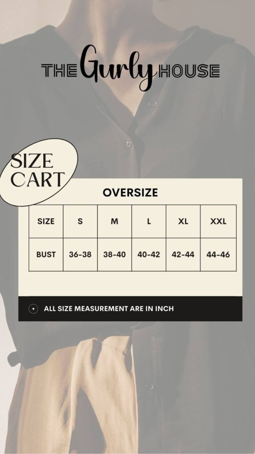 Oversize beige shirt with thread embroidery